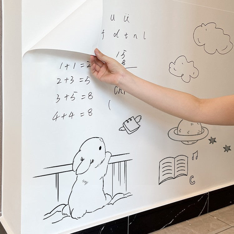 Removable Scratchpad Wall Free Household Children's Room Writing Board Sticker